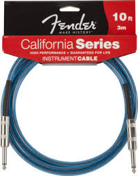 CABLE GUITARRA - FENDER CALIFORNIA LAKE PLACID BLUE 10' (3m)