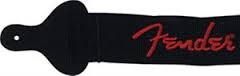 CORREA FENDER POLY STRAP (NEGRA CON LOGO ROJO)