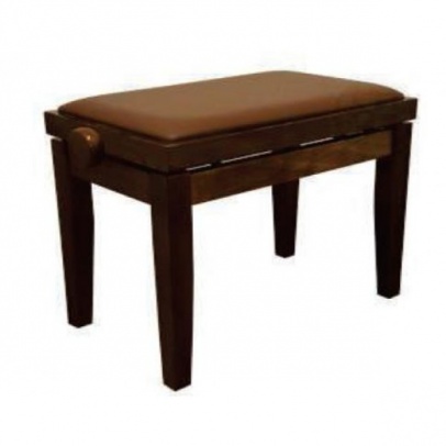 BANQUETA - PIANO REGULABLE MARRON BRILLO