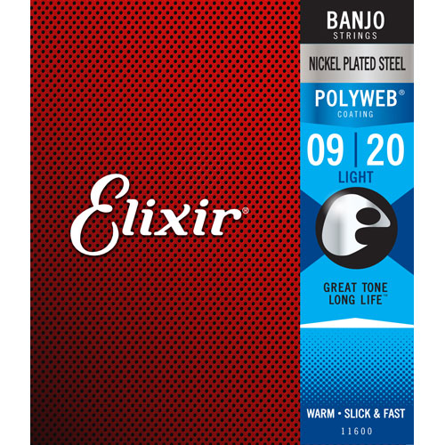 CUERDA BANJO - ELIXIR POLIWEB11600 ( 09-020) JGO.