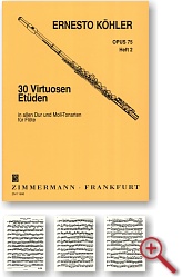 KOHLER E. - ESTUDIOS VIRTUOSOS (30) - OP.75 Nº2