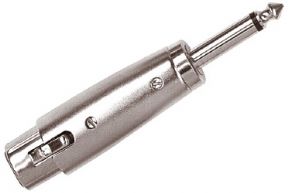 ADAPTADOR PROEL -METAL XLR3 H/JACK MM AT290
