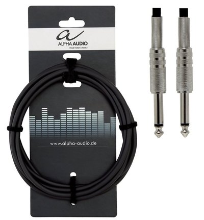 CABLE JACK-JACK   - ALPHA AUDIO 9M MONO