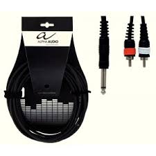 CABLE ALPHA AUDIO 1 x Jack estéreo 3,5 mm - 2 x RCA