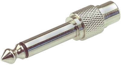 ADAPATADOR ALPHA AUDIO -RCA hembra - 6,3 mm Jack Mono