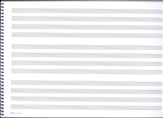 BLOCK ARMONIA - APAISADO 2660 BLOCK FOLIO-5 LINEAS-12 PAUTAS EN GRUPOS DE 4