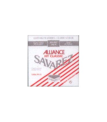 CUERDA GUITARRA CLASICA - SAVAREZ ALLIANCE 540R HT CLASSIC ROJA