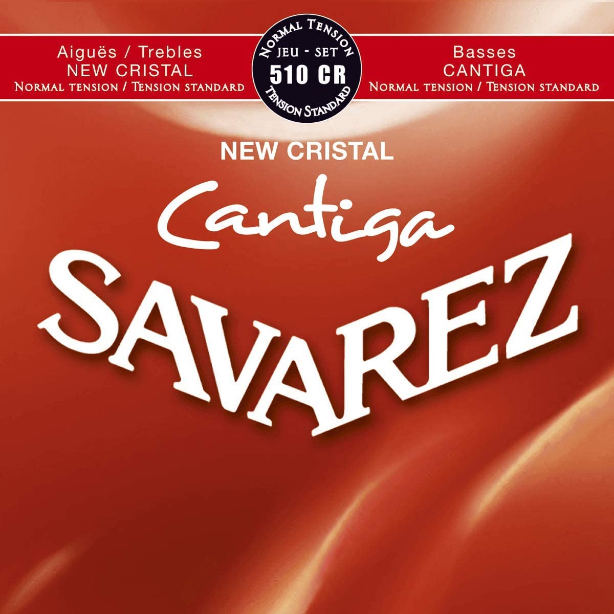 CUERDA GUITARRA CLASICA - SAVAREZ CANTIGA NEW CRISTAL 510 CR ROJA
