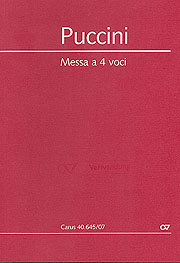 PUCCINI G. - MISA DE GLORIA A 4 VOCES