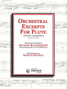 BAXTRESSER J. - ORCHESTRAL EXCERPTS FOR FLUTE