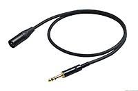 CABLE - PROEL MIC XLR H-JACK 5M CHL200LU5 BK