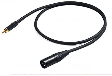 CABLE - PROEL IN.1 RCA X1 XLR M 1.5M BK CHLP260LU15