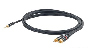 CABLE INSERCION - PROEL IN.MINI JACK ST-2 RCA 3M CHLP215LU3
