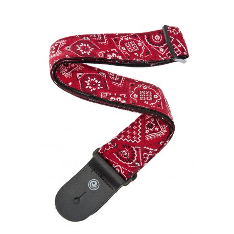 CORREA GUITARRA - P.WAVES BANDANA RED 50G02