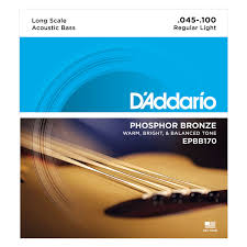 CUERDA BAJO ACUSTICO - D´ADDARIO EPBB-170 (045-100) PHOSPHOR BRONZE