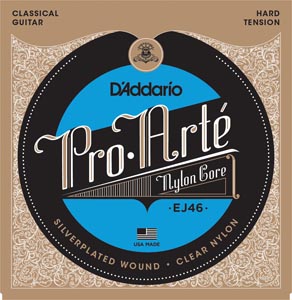 CUERDA GUITARRA CLASICA - D'ADDARIO PRO ARTE  EJ-46 JGO. HARD