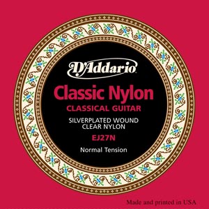 CUERDA GUITARRA CLASICA - D´ADDARIO EJ27N NORMAL JGO