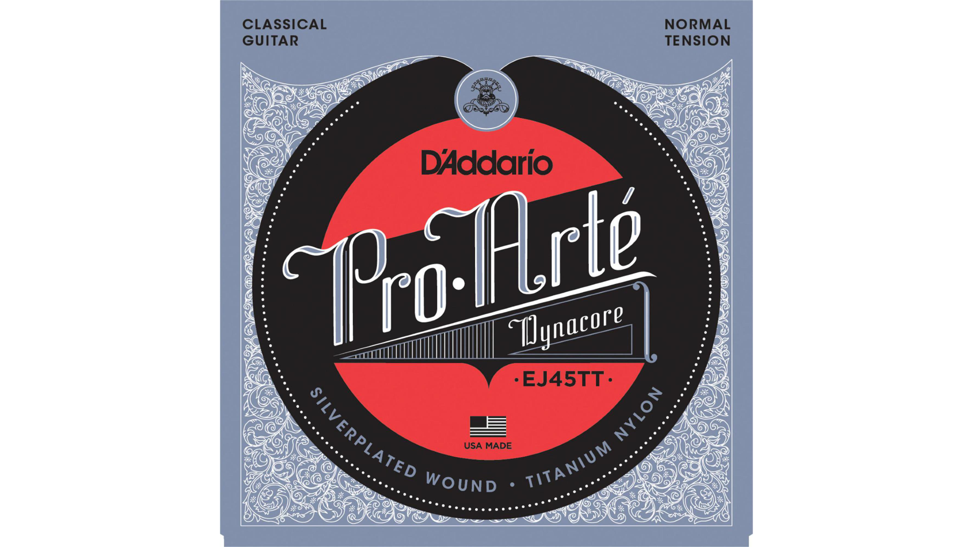 CUERDA GUITARRA CLASICA - DÁDDARIO EJ-45TT TITANIO NORMAL JGO