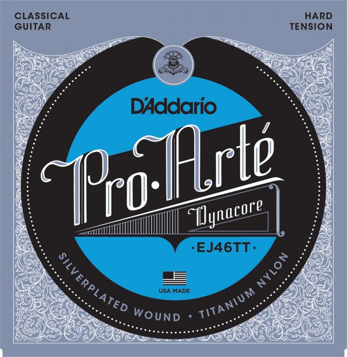 CUERDA GUITARRA CLASICA - D´ADDARIO EJ46TT TITANIO HARD JGO