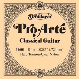 CUERDA GUITARRA CLASICA - D´ADDARIO 1ª TENSION ALTA  J4601
