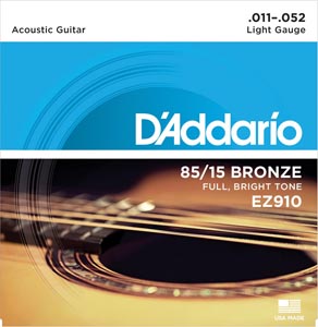 CUERDA GUITARRA ACUSTICA - D´ADDARIO EZ910 (011-52)
