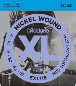 CUERDA GUITARRA ELECTRICA - D´ADDARIO EXL116 (011-52)