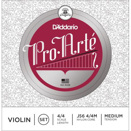 CUERDA VIOLIN - D´ADDARIO PROARTE 4/4 J 56 JGO
