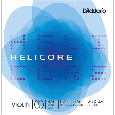 CUERDA VIOLIN - D´ADDARIO HELICORE 1º MI -E MEDIUM H311