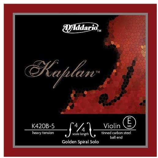 CUERDA VIOLIN - KAPLAN GOLDEN SPIRAL SOLO MI 1ª BOLA K420B-3