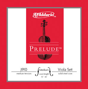 CUERDA VIOLA - D´ADDARIO PRELUDE MM 15´´-16´´ J910 JGO