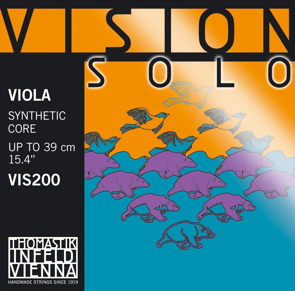 CUERDA VIOLA -VISION SOLO JUEGO .VIS200 UP TO 39CM 15.4