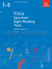 Specimen Sight-Reading Tests Grades 1 5 Viola