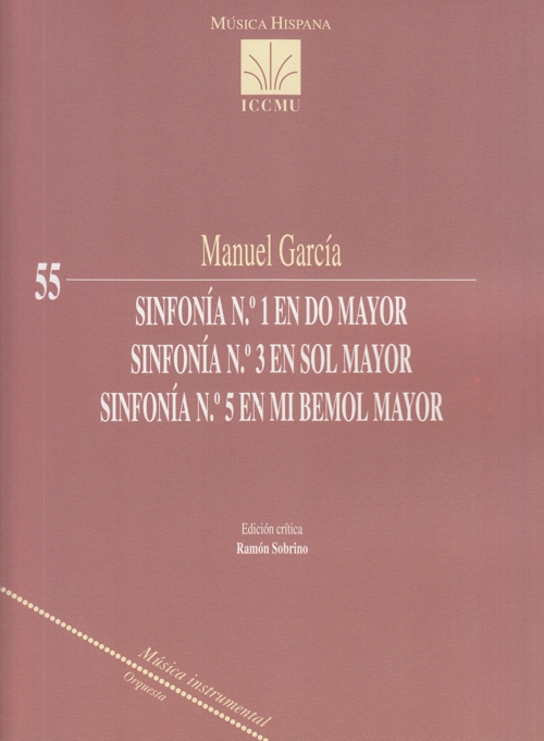GARCIA M.P. - Sinfonía nº 1 en Do mayor. Sinfonía nº 3 en Sol mayor. Sinfonía nº 5 en Mi bemol mayor