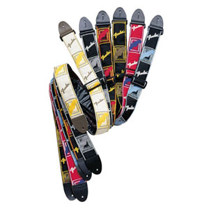 CORREA GUITARRA - FENDER BLK/LT GREY/DK.GREY MONO STRAP