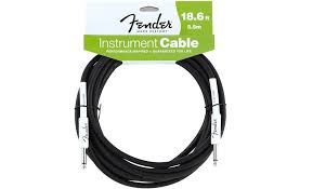 CABLE GUITARRA FENDER BLACK 18,6 ´(5,5m)