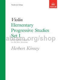 KINSEY H. - ESTUDIOS ELEMENTALES PROGRESIVOS V.1 -( VIOLIN)