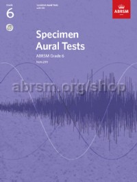 ABRSM SPECIMEN AURAL TEST GRADE 6 +CD