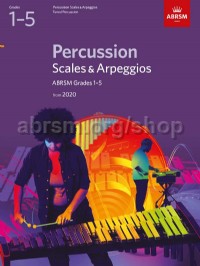 ABRSM - PERCUSION ESCALAS Y ARPEGIOS 1-5