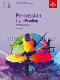 ABRSM - PERCUSIION SIGHT READING GRADE 1-5 FROM 2020