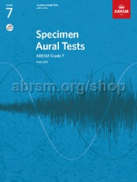 SPECIMEN AURAL TESTS GRADE 7+CD (NEW EDITION)