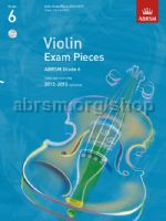 Selected Violin Exam Pieces 2012-2015 Grade 6 (violin & piano parts with CD)