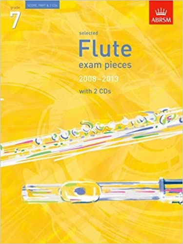 Selected Flute Exam Pieces 2008-2013 Grade 7  (Book & CD)