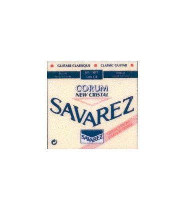 CUERDA GUITARRA CLASICA -SAVAREZ NEW CRISTAL ROJA 500-CR JGO.