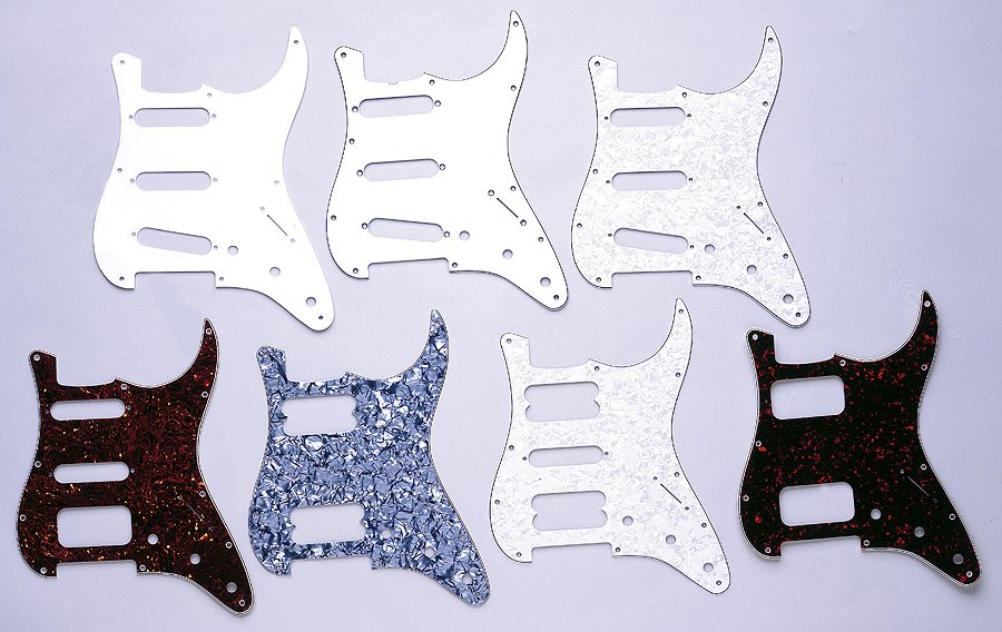 GOLPEADOR GUITARRA ELECTRICA STRATO BLANCO O NEGRO SP3WSSH