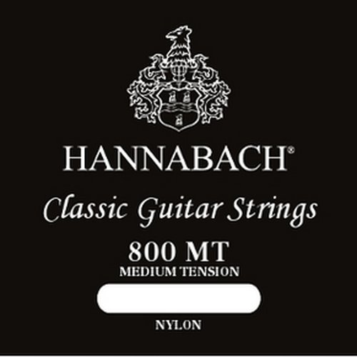 CUERDA GUITARRA - HANNABACH 6ª NEGRA 800 MT
