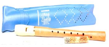 FLAUTA SOPRANO - HOHNER 9511 PERAL PLASTICO + MADERA - FUNDA AZUL