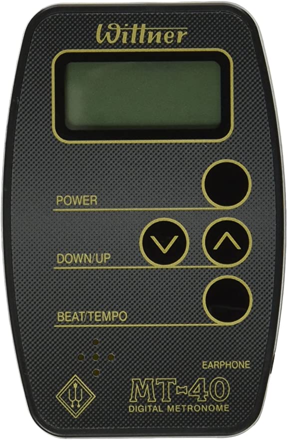METRONOMO DIGITAL - WITTNER MT-40- 863162  TIPO TARJETA CON PILA NEGRO