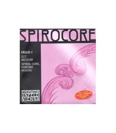 CUERDA VIOLONCHELO  - THOMASTIK SPIROCORE S27 2ª RE (D) MEDIUM
