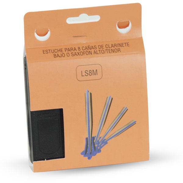 ESTUCHE CAÑAS SAXO ALTO/TENOR/CLAR.BAJO- ORTOLA LS8M