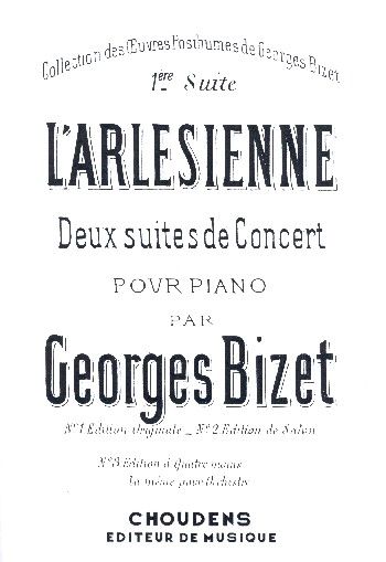 BIZET G. - SUITE Nº 1 LA ARLESIANA